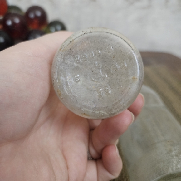 Vintage Glass Jars Found Object Nevada Mining VTG Decor #B17 Heinz Anchor - Picture 9 of 15